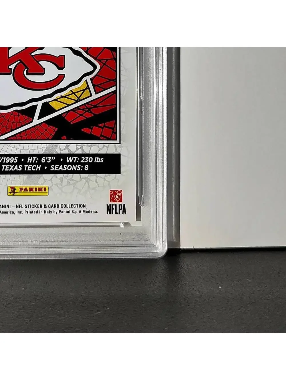 Patrick Mahomes 2024 Panini Sticker Collection 187/299 #15 Red Foil PSA 9 Mint